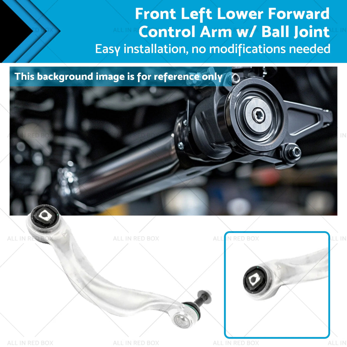 Front Left Lower Control Arm w/ Ball Joint for BMW 528i 650i