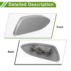 Front Left Washer Nozzle Cover for Toyota Rav4 (2010–2012) 8504542110 Silver Tone