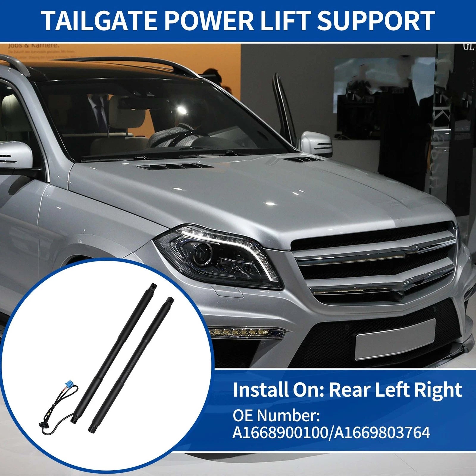 Rear Tailgate Power Lift Support for Mercedes-Benz GL350 GL450 (2013–2016) No.A1668900100
