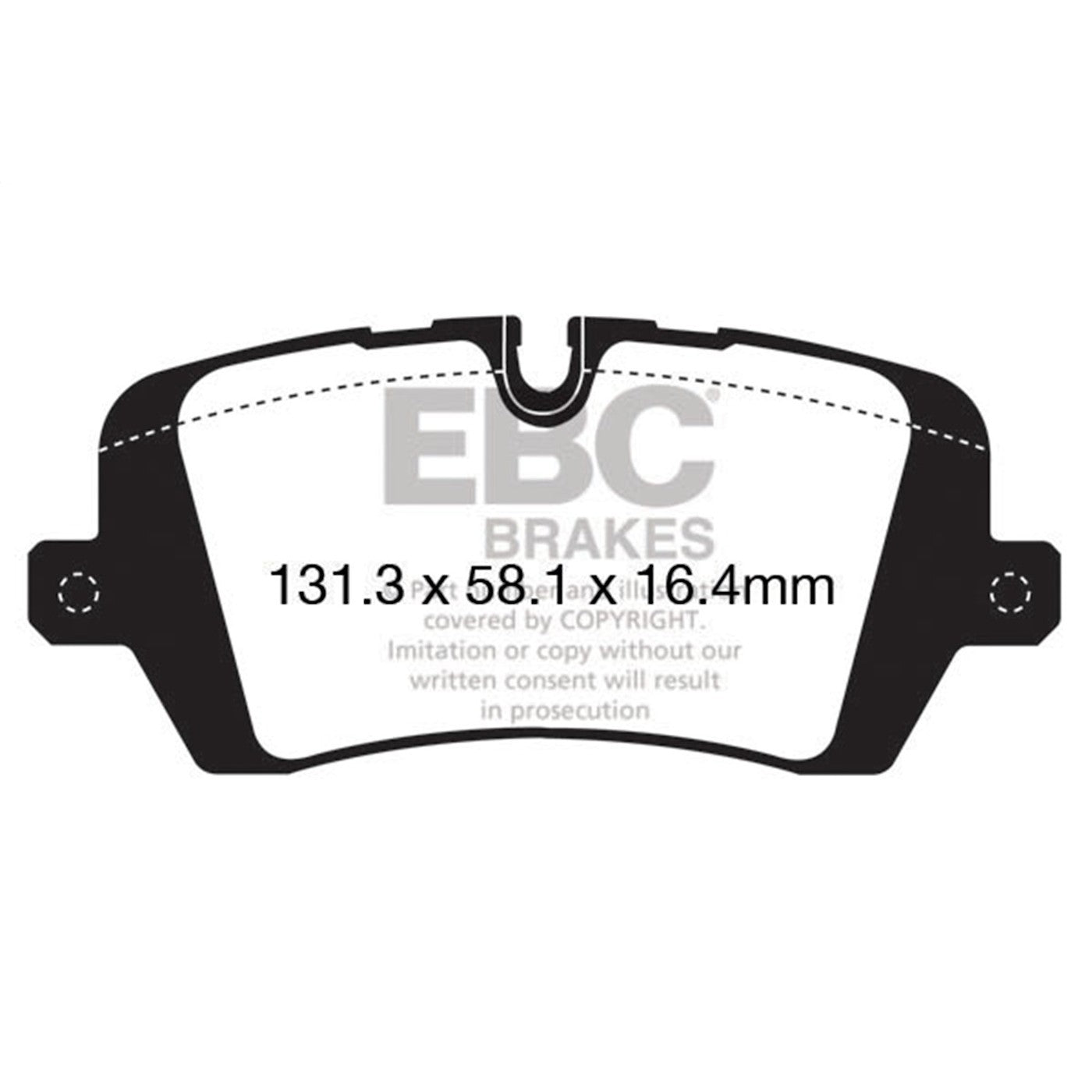Set of 2 Brake Pads for Defender Range Rover