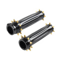 1'' Spikes Hand Grips for Harley Touring Dyna Softail  - Gold/Black