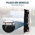Dashboard Dash Cover Mat for Nissan NV350 Caravan E26 (2012–2024) Black Red