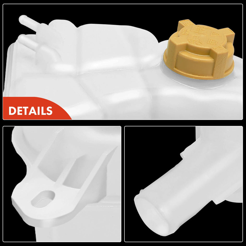 Front Engine Coolant Reservoir with Cap for Ford Fiesta (2003-2008)