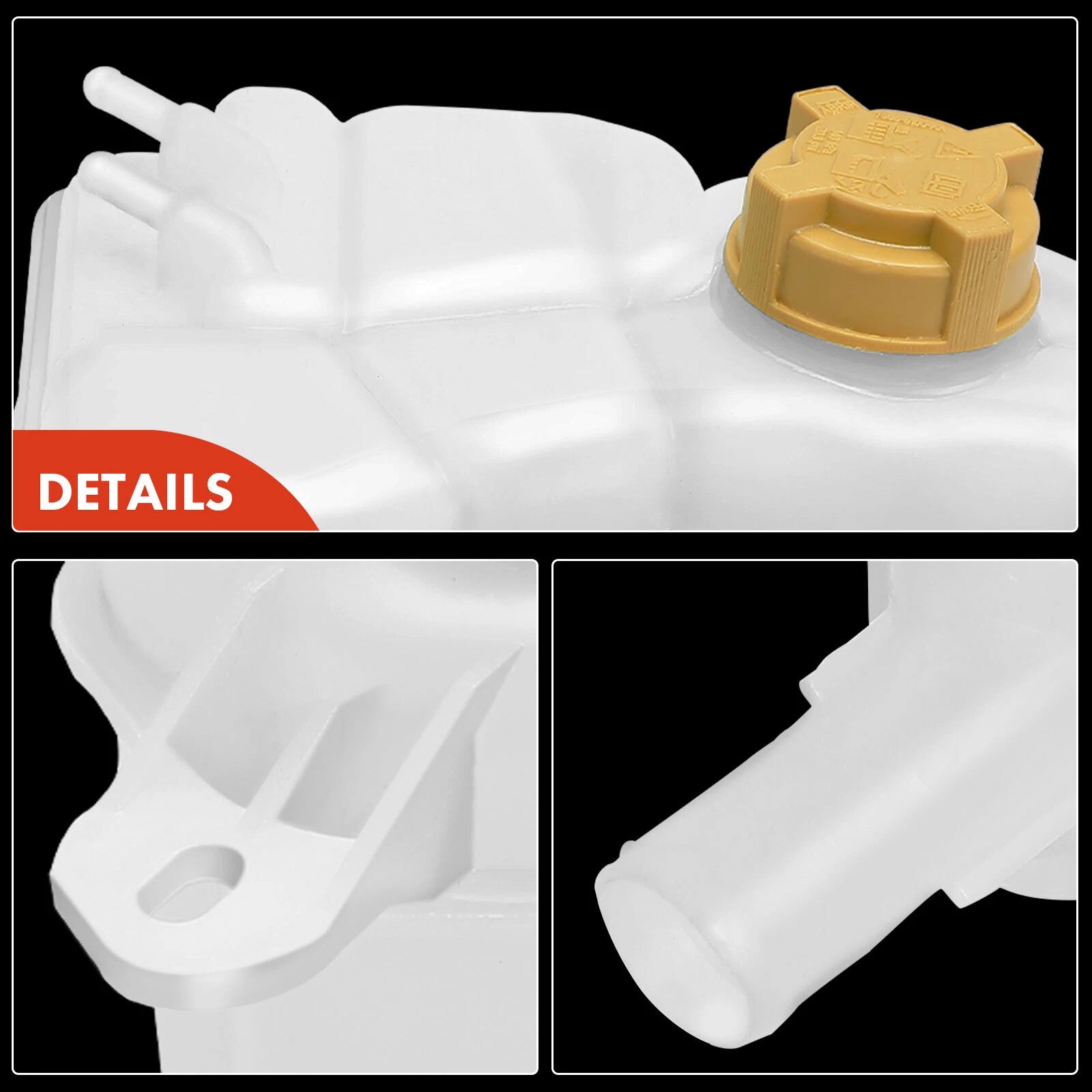 Front Engine Coolant Reservoir with Cap for Ford Fiesta (2003-2008)