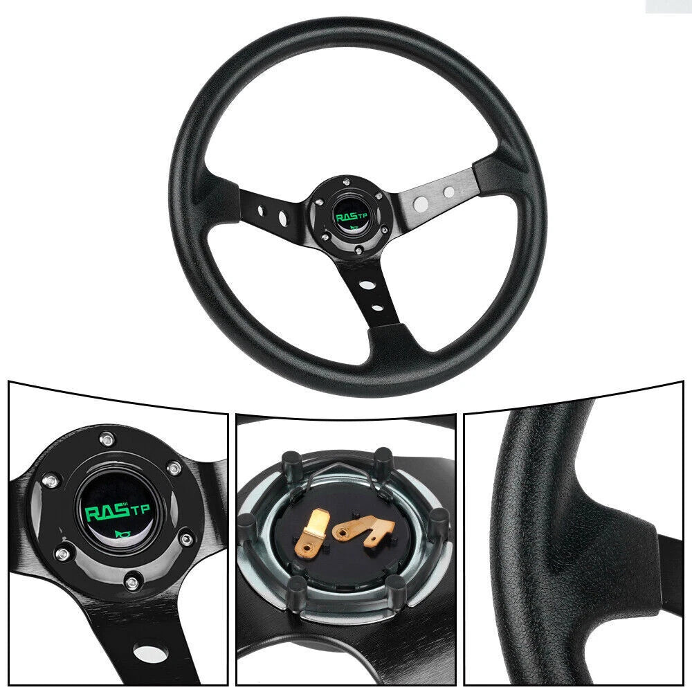 14" Steering Wheel for EZGO, Club Car DS, Precedent, Yamaha Golf Carts
