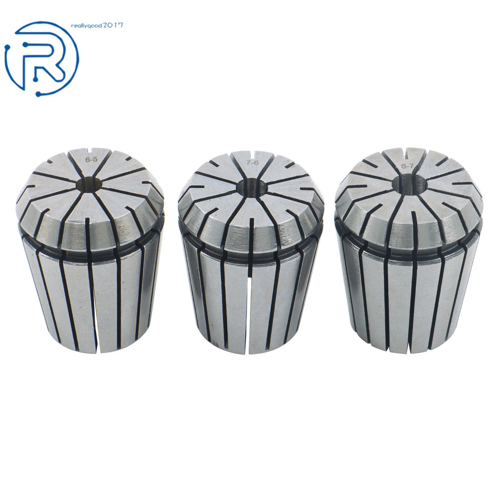 Set of 18 ER32 Spring Collets for Milling Tool MT3 Shank