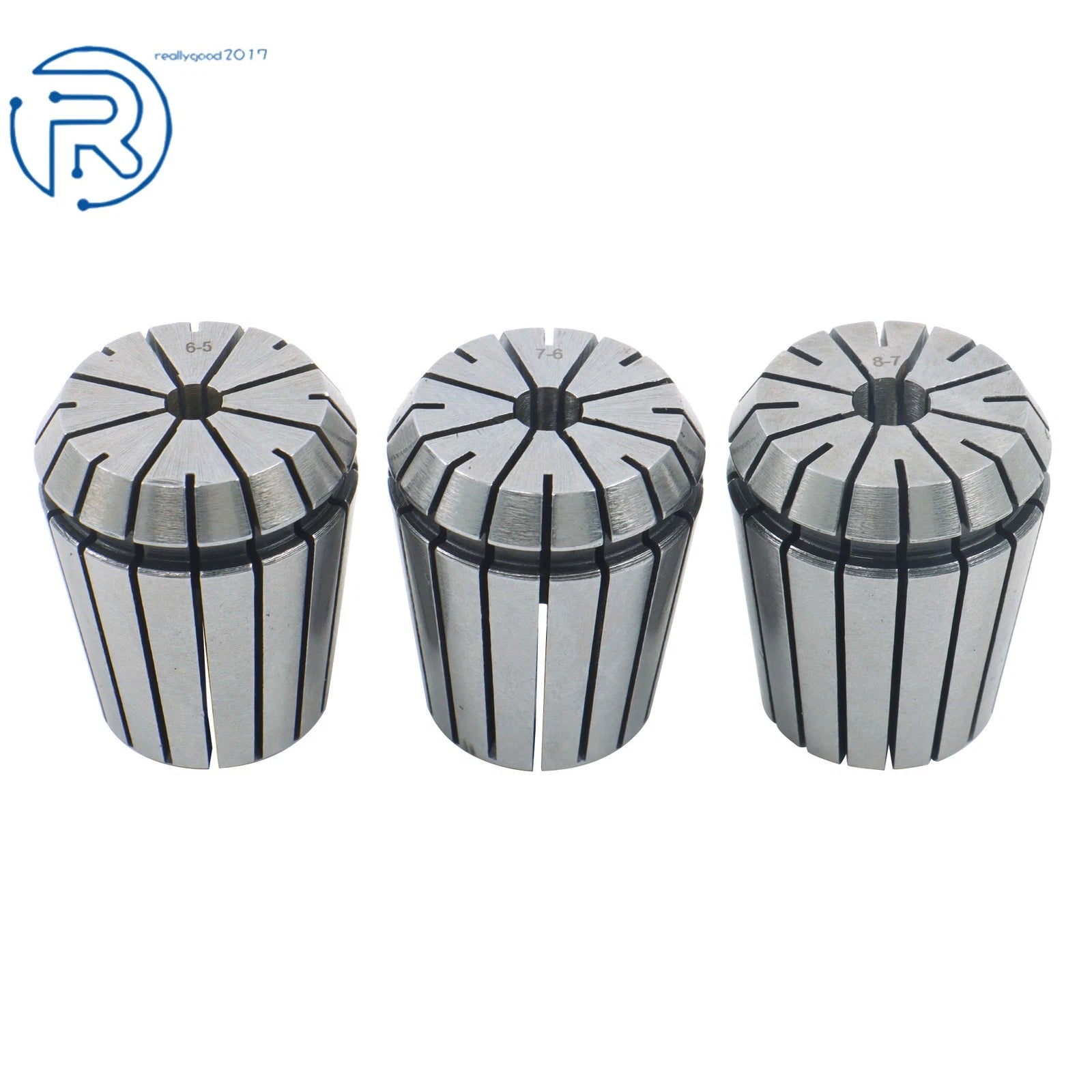 Set of 18 ER32 Spring Collets for Milling Tool MT3 Shank