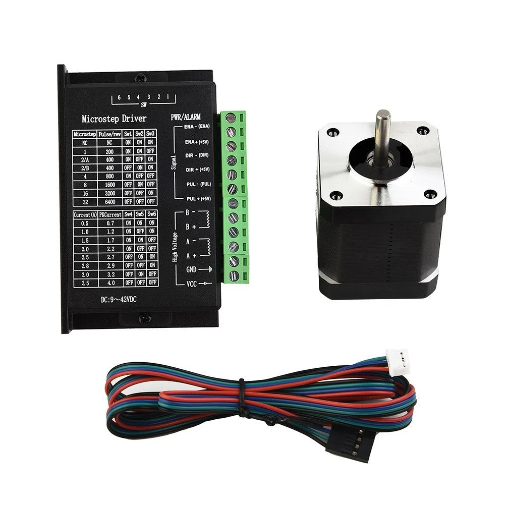 Stepper Motor Kit for Nema 17 (40Ncm Holding Torque)