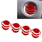 Red Central Control Air Vent Outlet Cover Trim for Nissan GTR R35 (2008-2016)