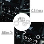 5pcs AC Radio Switch Knob Cover for Dodge Ram 1500 (2018–2020)