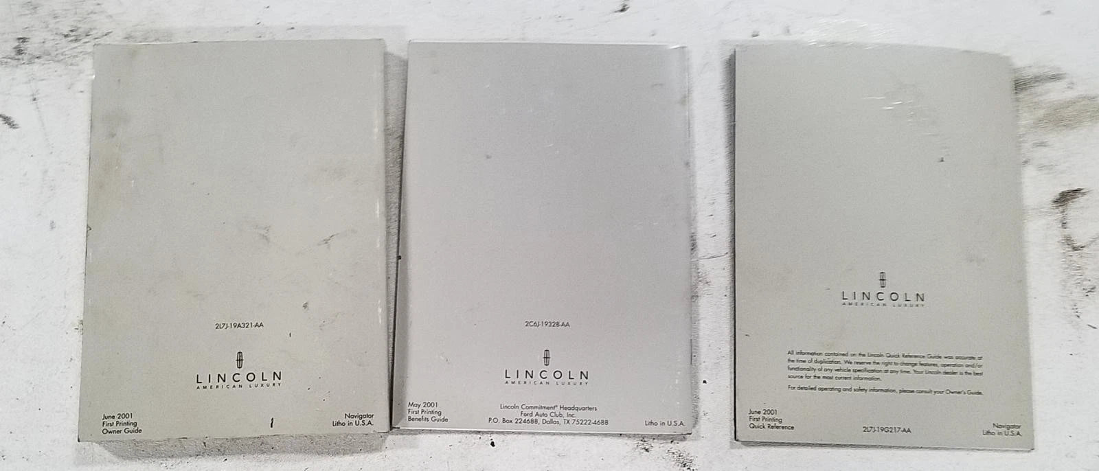 Owners Manual Collection for Lincoln Navigator (2002)