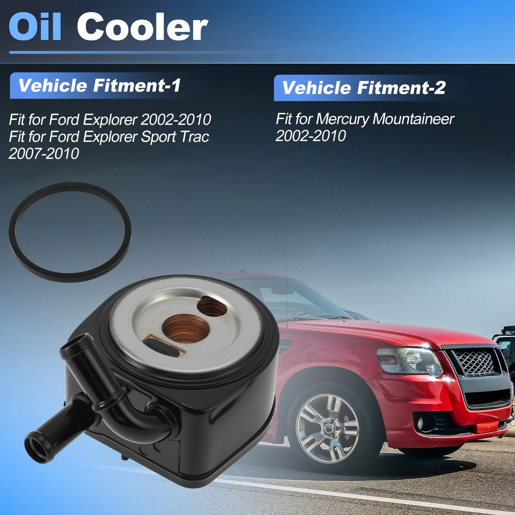 Engine Oil Cooler 1L2Z6A642FA for Ford Explorer, Explorer Sport Trac (2002–2010)