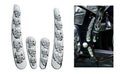 Chrome Skull Swing Arm Accent Kit for Harley-Davidson Softail (2008–2017)