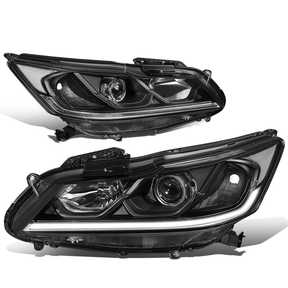 LED DRL Projector Headlights for Honda Accord EX SE (2016–2017)