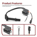 Ignition Coil w/ Spark Plug Cap for Kawasaki KLX450R KX450F (2006–2019)