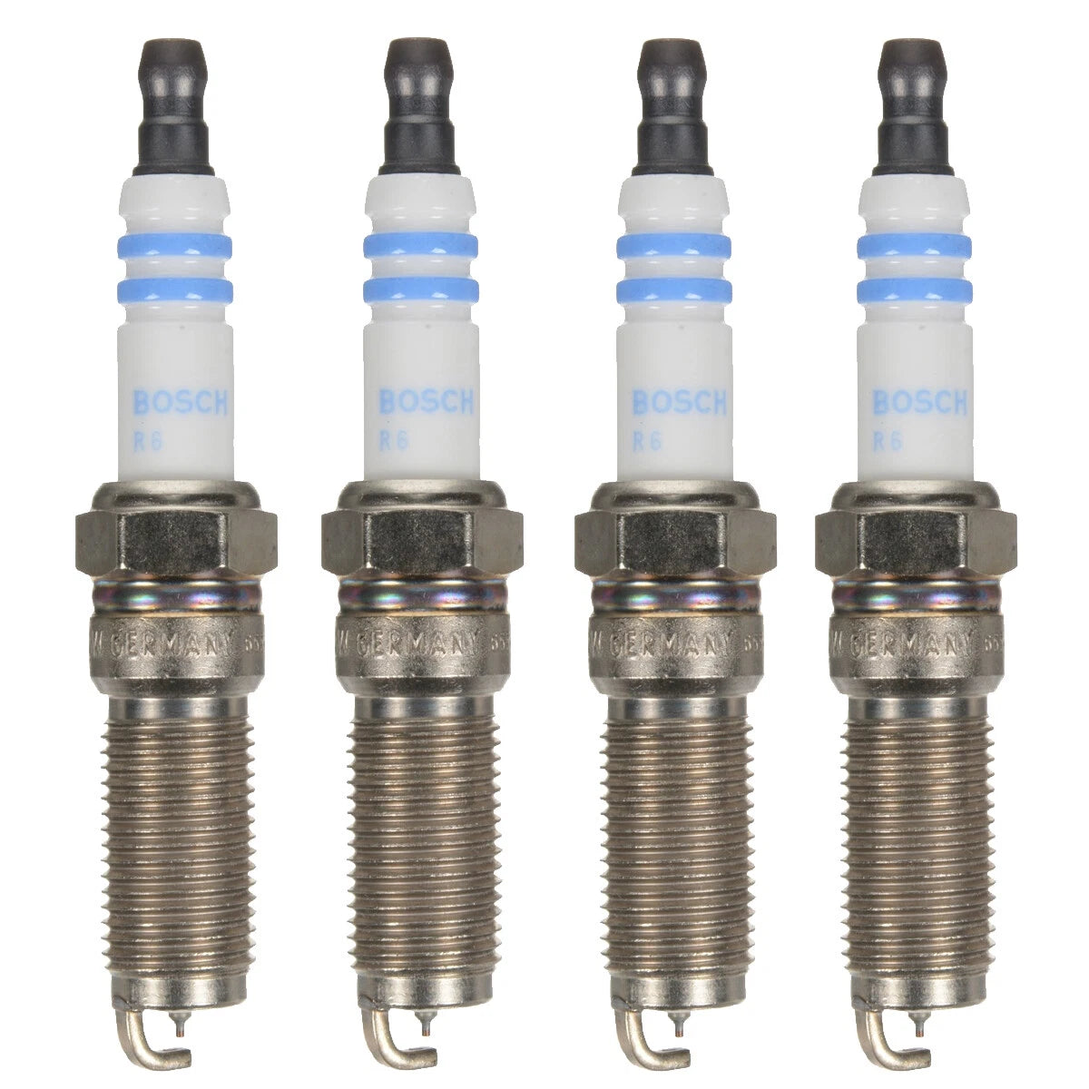 Set of 4 Bosch OE Double Iridium Spark Plugs for Ford Escape Focus (2001–2021)