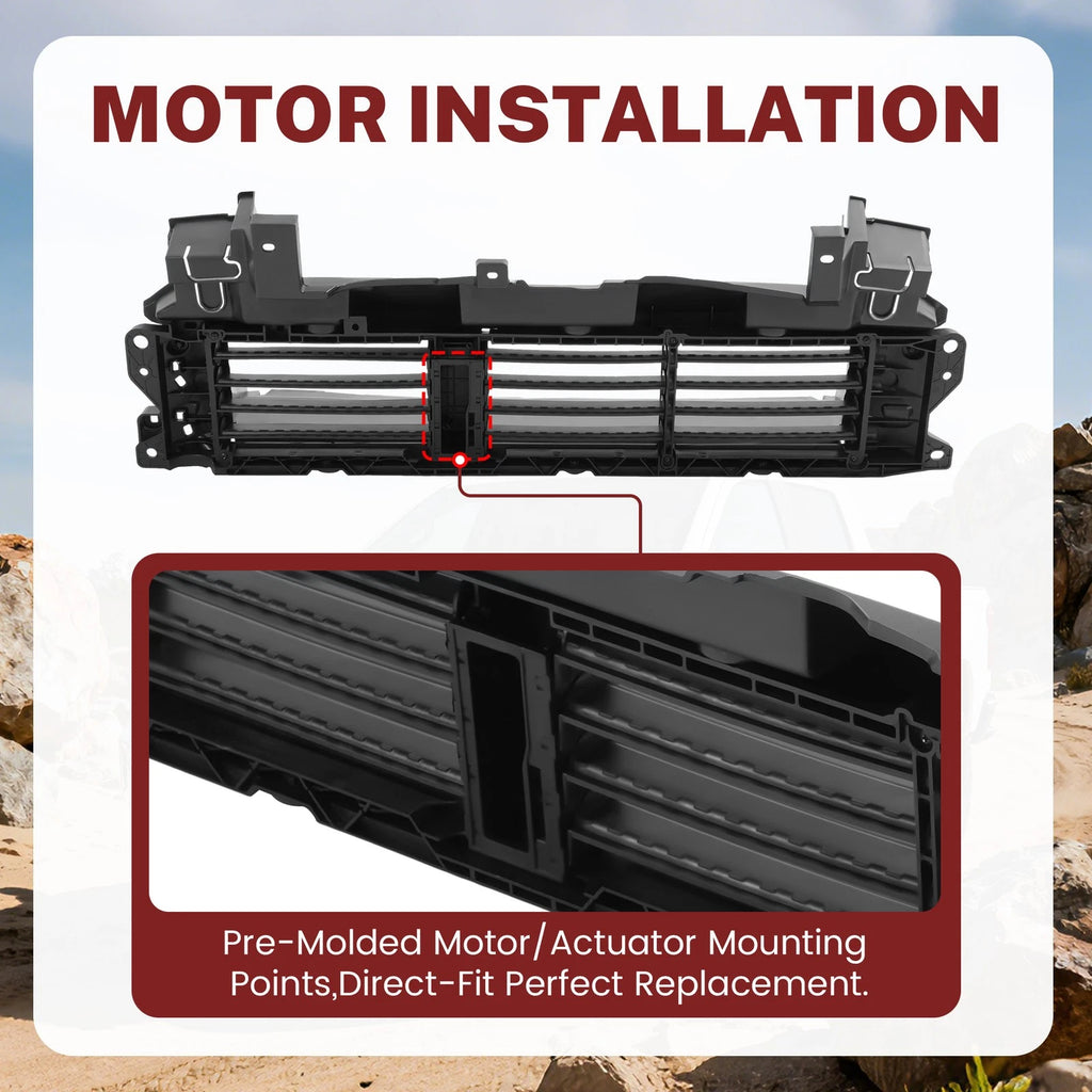 Front Radiator Grille Air Shutter Assembly for Honda CR-V (2020–2022)