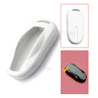 Glossy White ABS Smart Key FOB Hard Shell Cover Case for Tesla Model S (2012–2018)