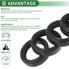 Set of 5 Oil Seal TG4 Lip Seal Ring NBR Rubber 30x40x10mm