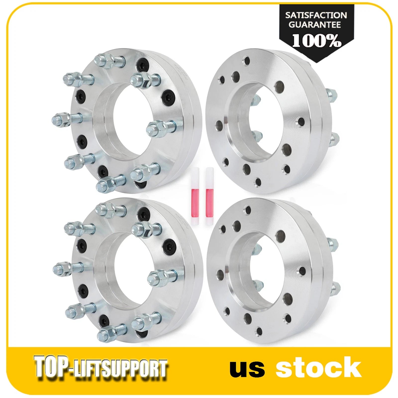 Set of 4 Wheel Adapters 5x139.7 to 8x165.1 for Ram 1500