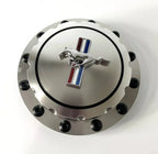 Billet Gas Cap Replacement with Pony Emblem for 1964-1973 Ford Mustang