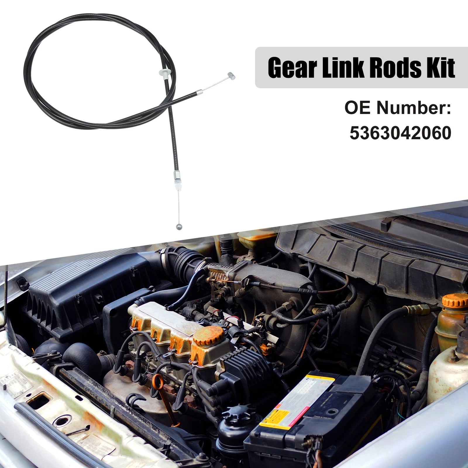 Front Hood Latch Release Cable for Toyota RAV4 (2001–2005) No. 5363042060
