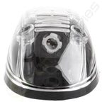 Set of 5 Clear Cab Marker Covers + White LED Light Bulbs for Dodge