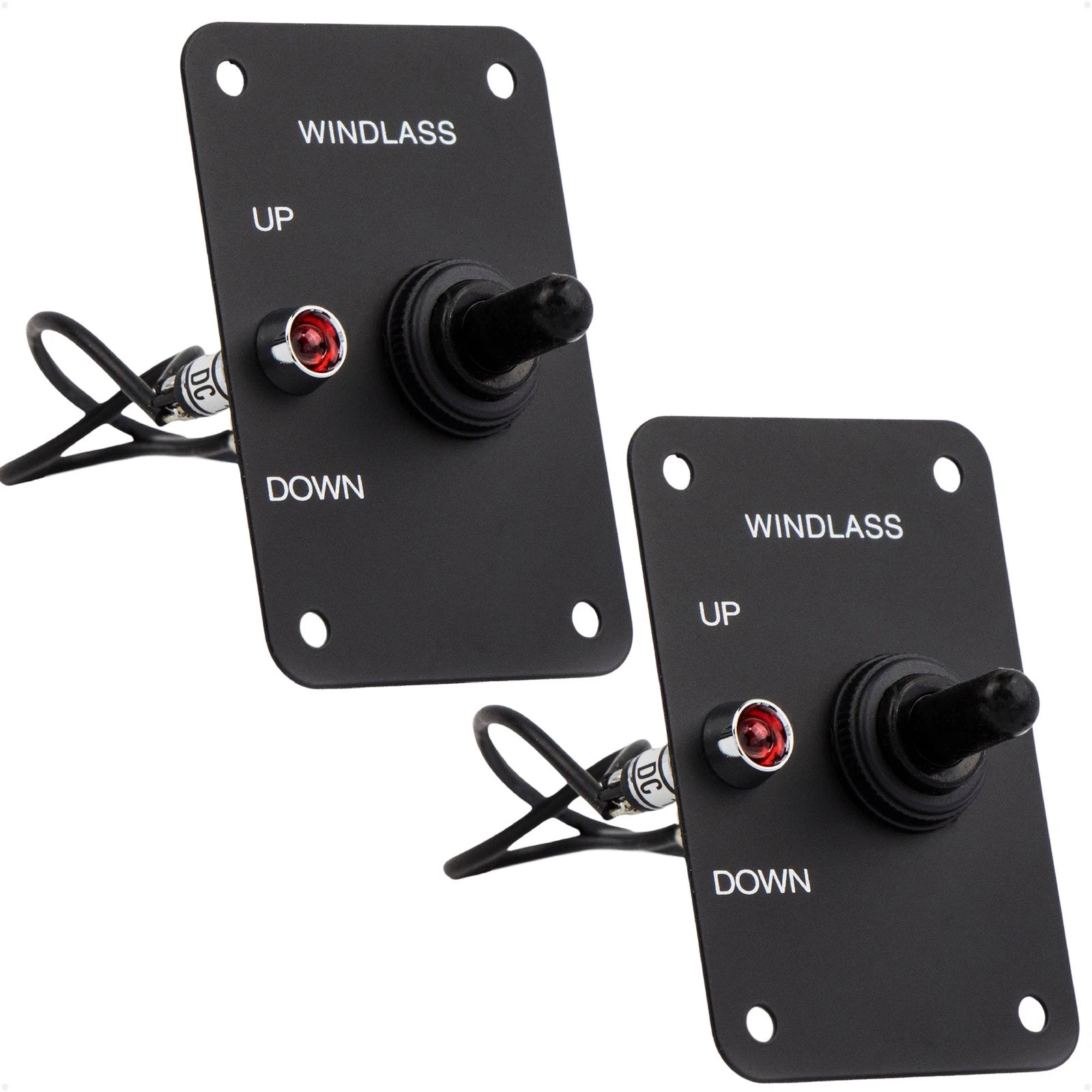 2-Pack Toggle Anchor Windlass Switch for (12V) - FO3740