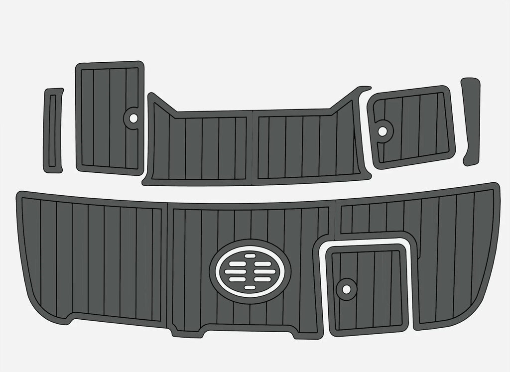 EVA Faux Teak Decking Floor Pad Mat for Monterey 262 Cruiser (2000–2002)