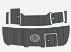 EVA Faux Teak Decking Floor Pad Mat for Monterey 262 Cruiser (2000–2002)