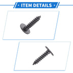 25 Pcs Fender Liner Splash Shield Bumper Cover Screw for Honda Accord 