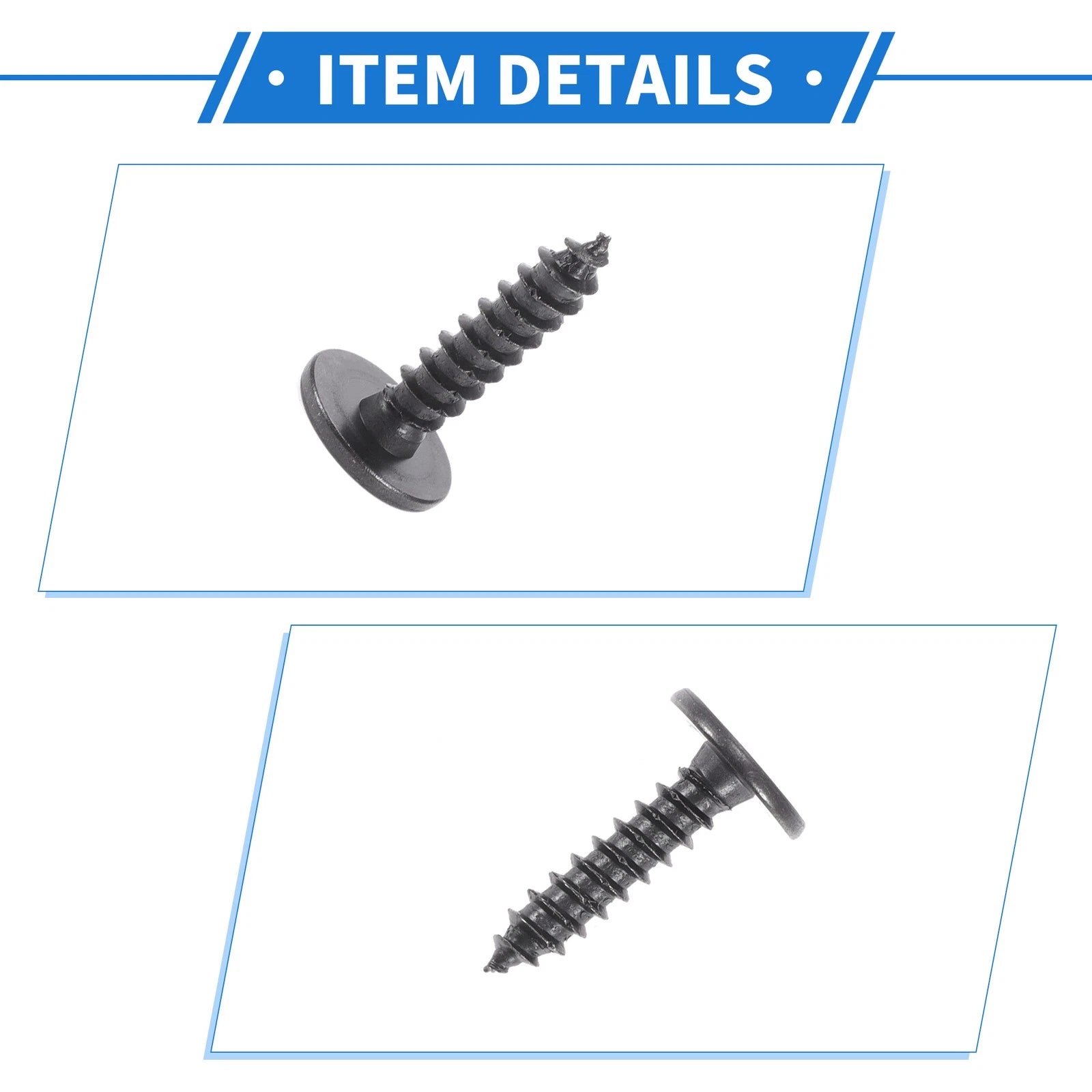 25 Pcs Fender Liner Splash Shield Bumper Cover Screw for Honda Accord 