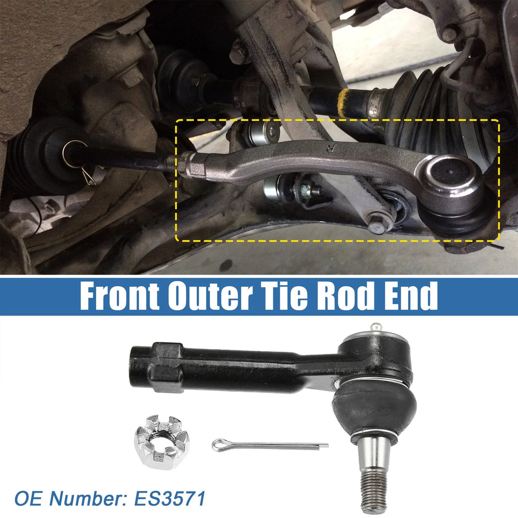 2pcs Front Outer Tie Rod End Links ES3461 for Ford Explorer (1998–2003)
