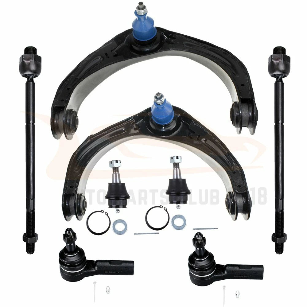 Set of 8 Front Control Arms Tie Rods for Dodge Ram 1500 (2006–2007)