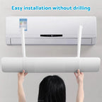 Adjustable Air Conditioner Windshield Baffle Shield for Home
