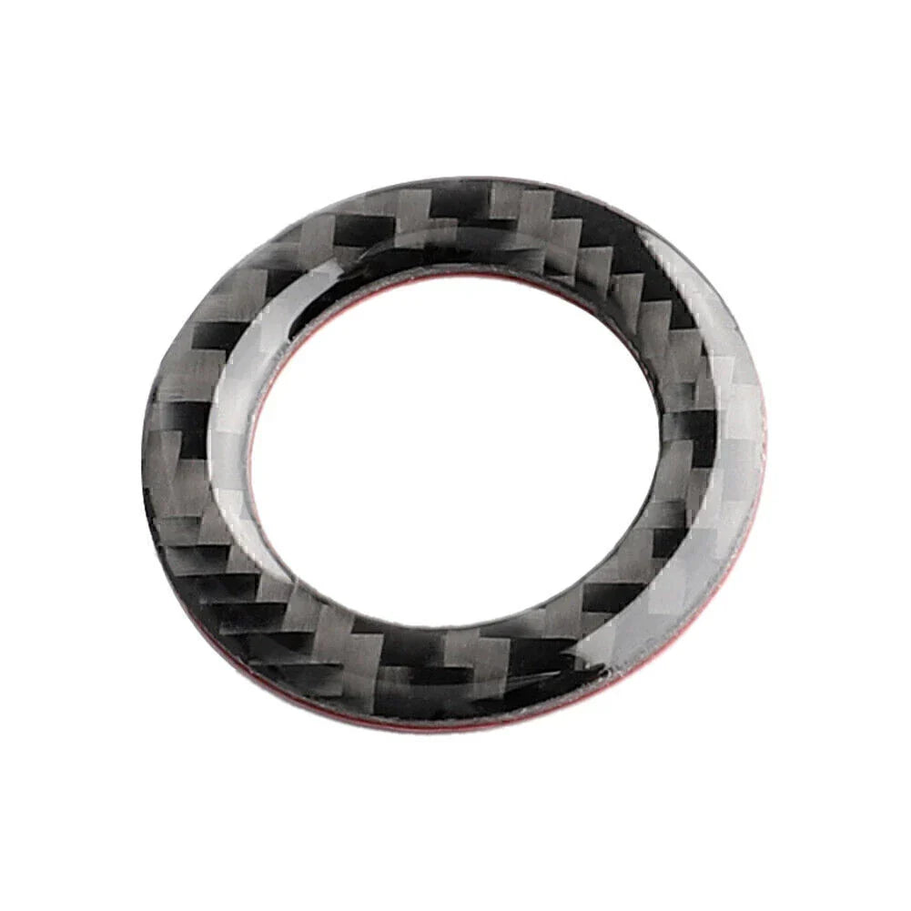 Carbon Fiber Start Stop Switch Trim Cover for Ford Mustang (2009-2013)