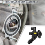 Engine Coolant Thermostat Housing Assembly for Audi A4 A4 Quattro (2005–2009)