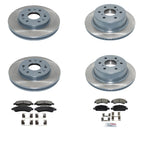 DuraGo Front Rear Rotors & Bosch QuietCast Brake Pads Kit for Escalade ESV (2007–2020)