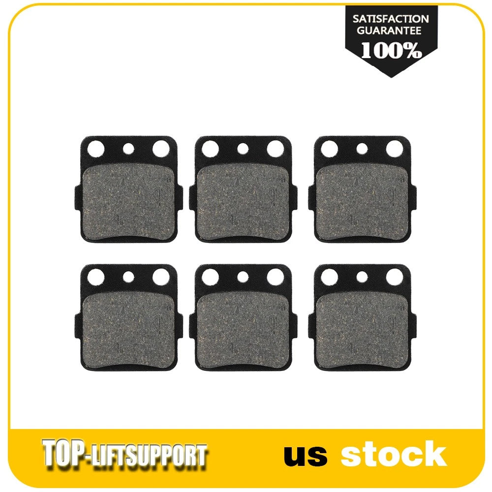 Set of 4 Carbon Fiber Brake Pads for Yamaha Raptor 660 (2001–2005)
