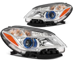 Pair Headlight Assemblies for Buick Encore (2013–2016) Chrome Projector