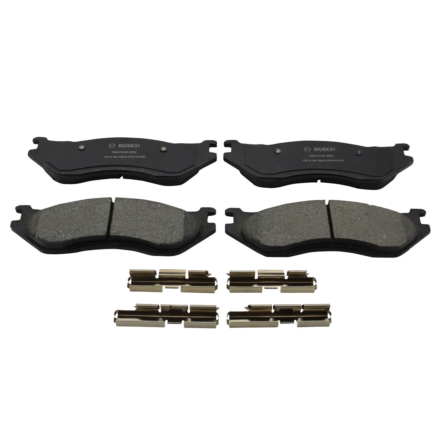 Bosch QuietCast Front Ceramic Brake Pads for Dodge Durango Ram 1500 (2002–2023)