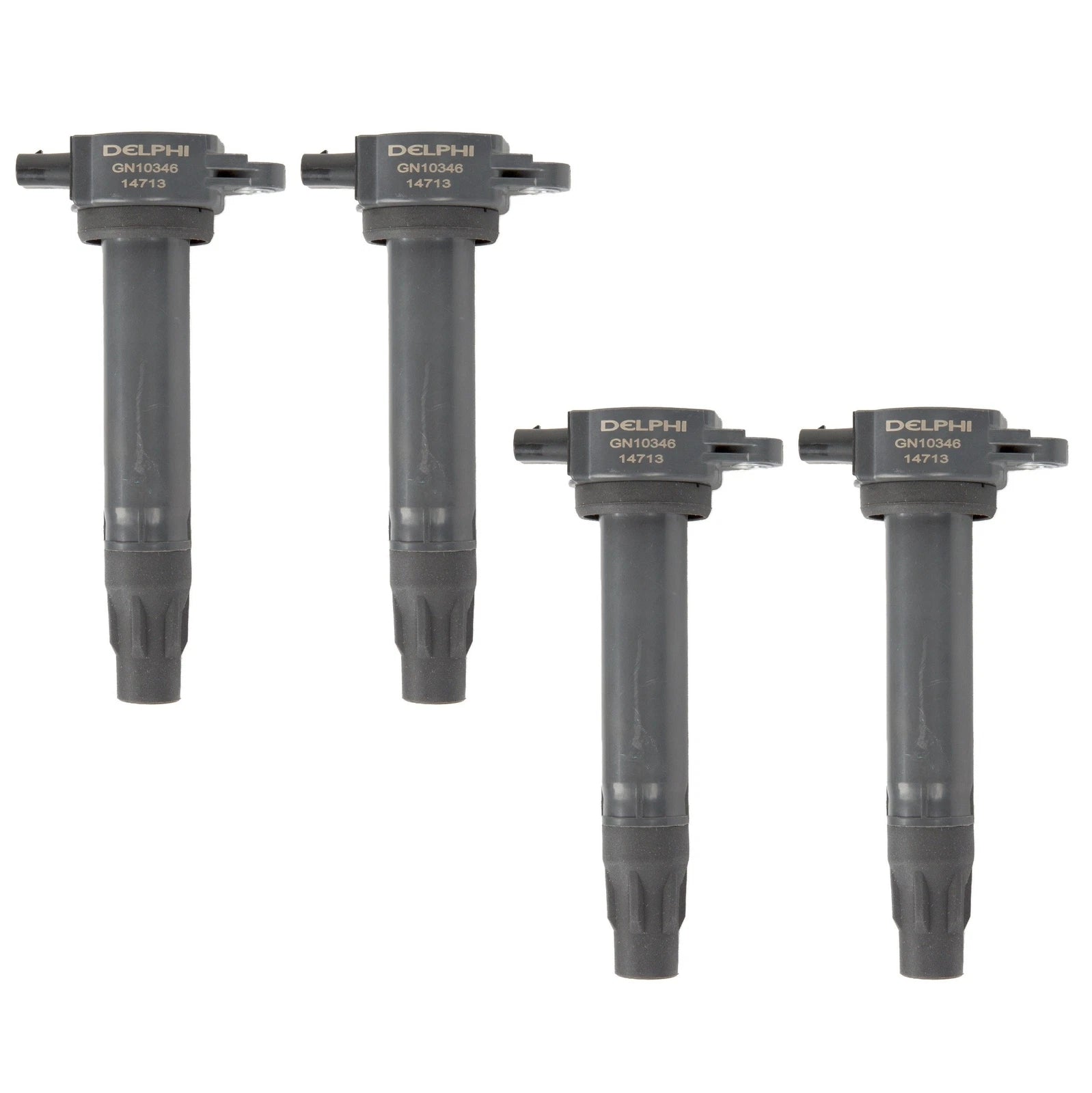 Set of 4 Delphi Ignition Coils for Chrysler Sebring Dodge Caliber Jeep Compass (2007–2010)