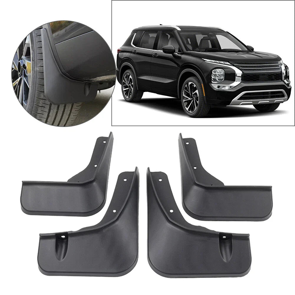 4pcs Wheel Mud Flaps for Mitsubishi Outlander PHEV (2022-2024)
