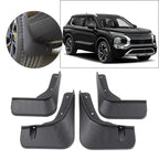 4pcs Wheel Mud Flaps for Mitsubishi Outlander PHEV (2022-2024)
