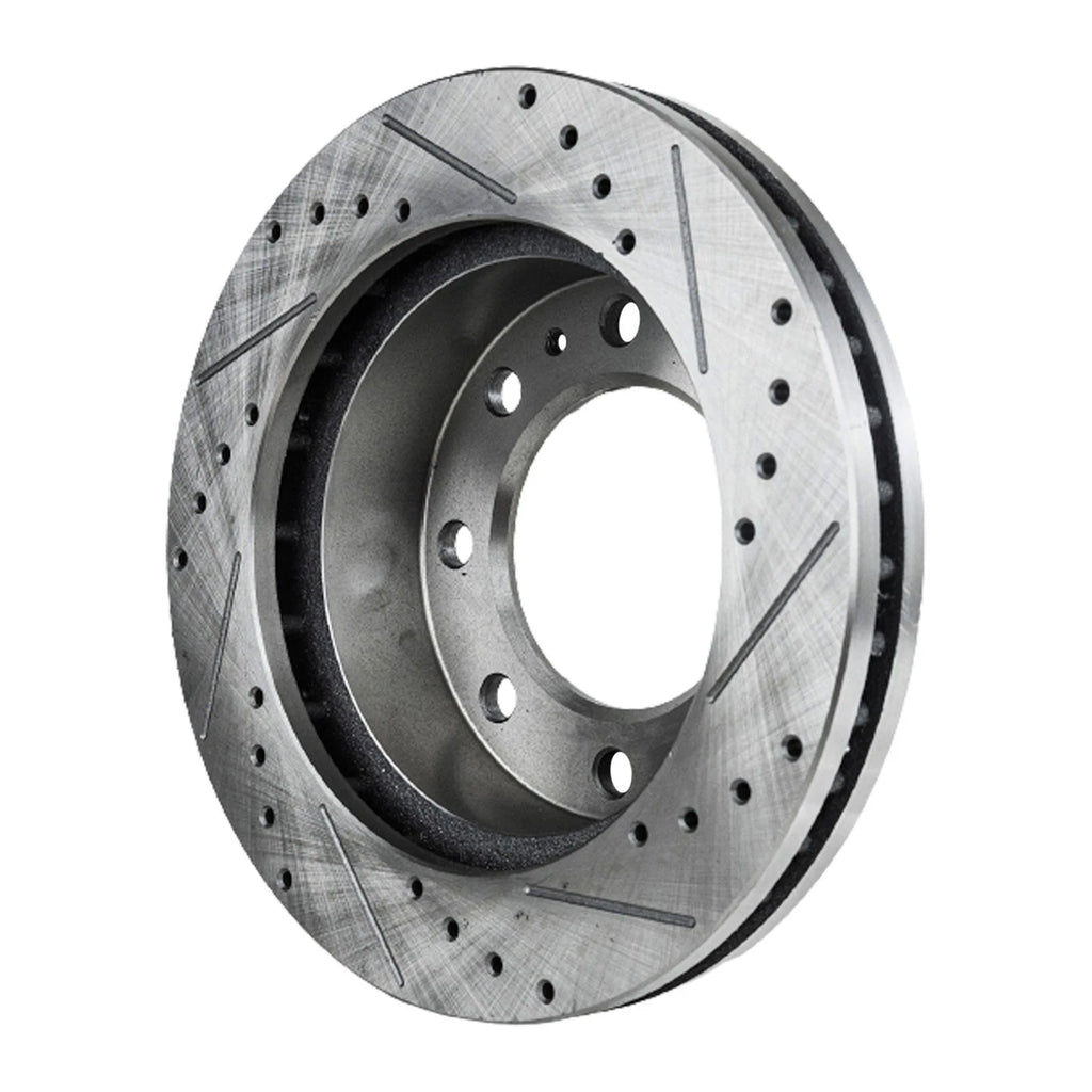 Brake Disc Set for Chevy Silverado 1500 (2004–2005) Drilled and Slotted