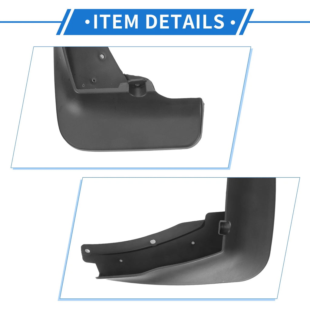 Set of 2 Front & Rear Mud Flaps for Volkswagen Tiguan (2017–2023)