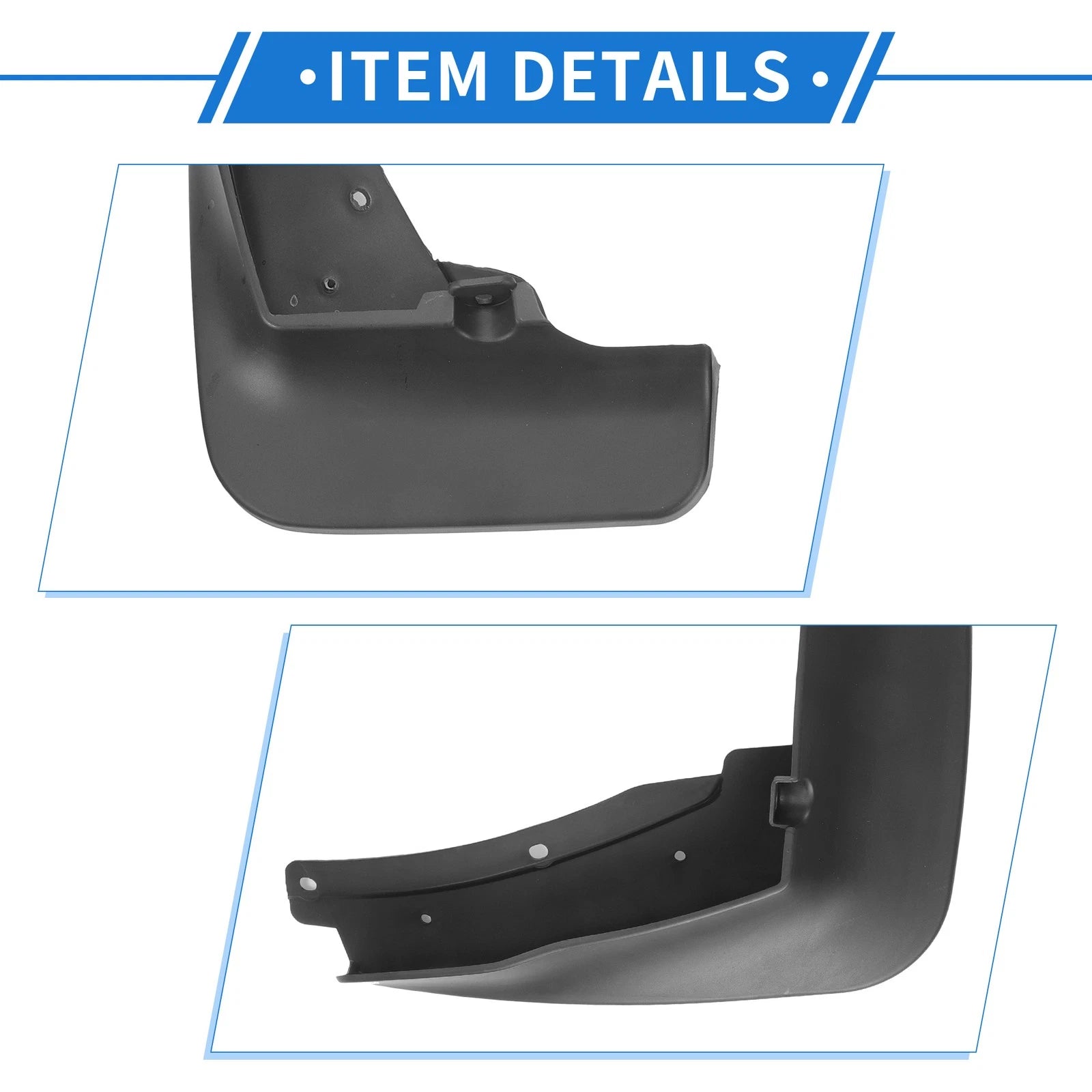 Set of 2 Front & Rear Mud Flaps for Volkswagen Tiguan (2017–2023)