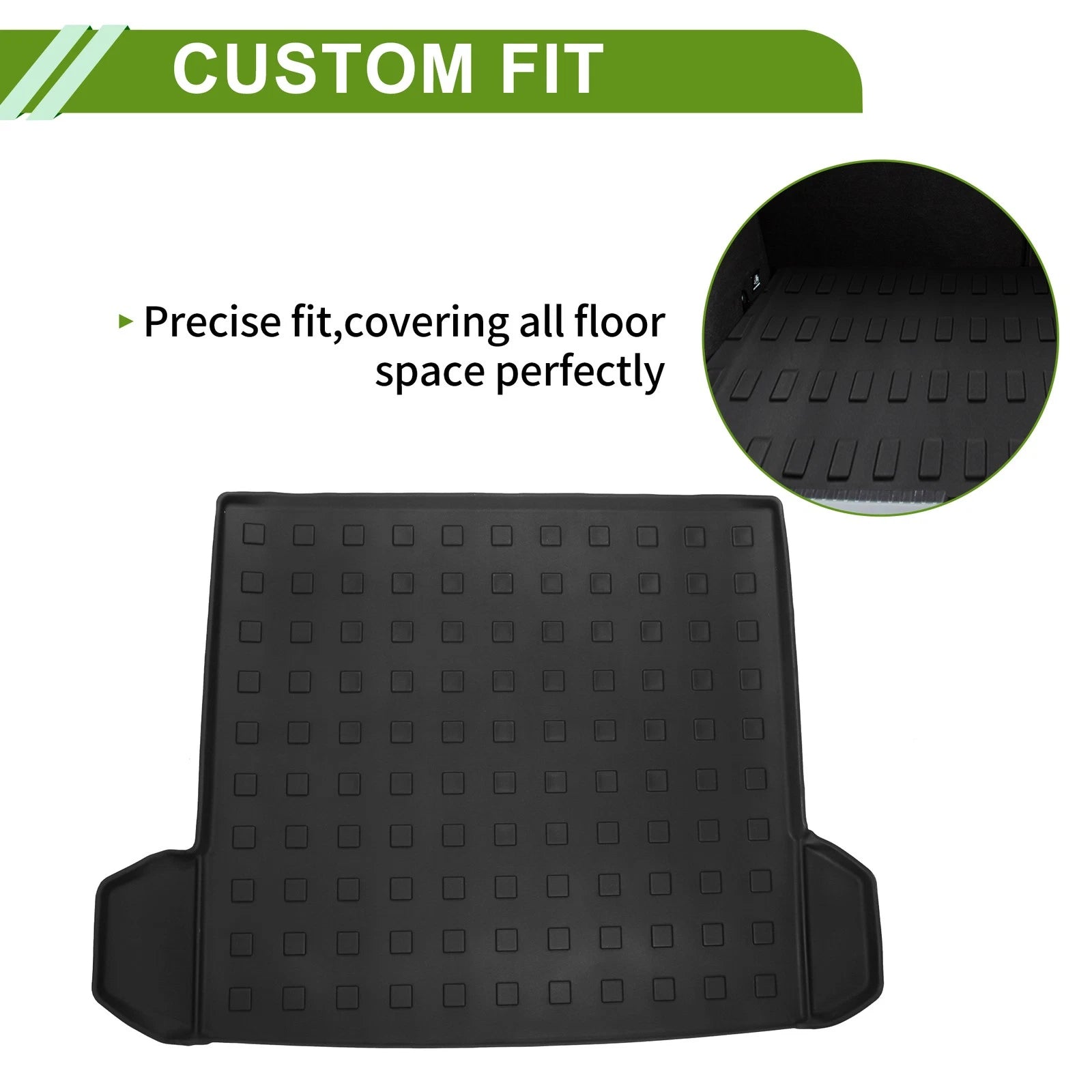 Rear Trunk Mat for Hyundai Tucson Hybrid (2022–2024) TPE Cargo Liner