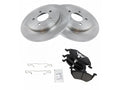 Rear Brake Pad and Rotor Kit for Mazda Tribute Hybrid (2005–2006, 2008) JD698PJ