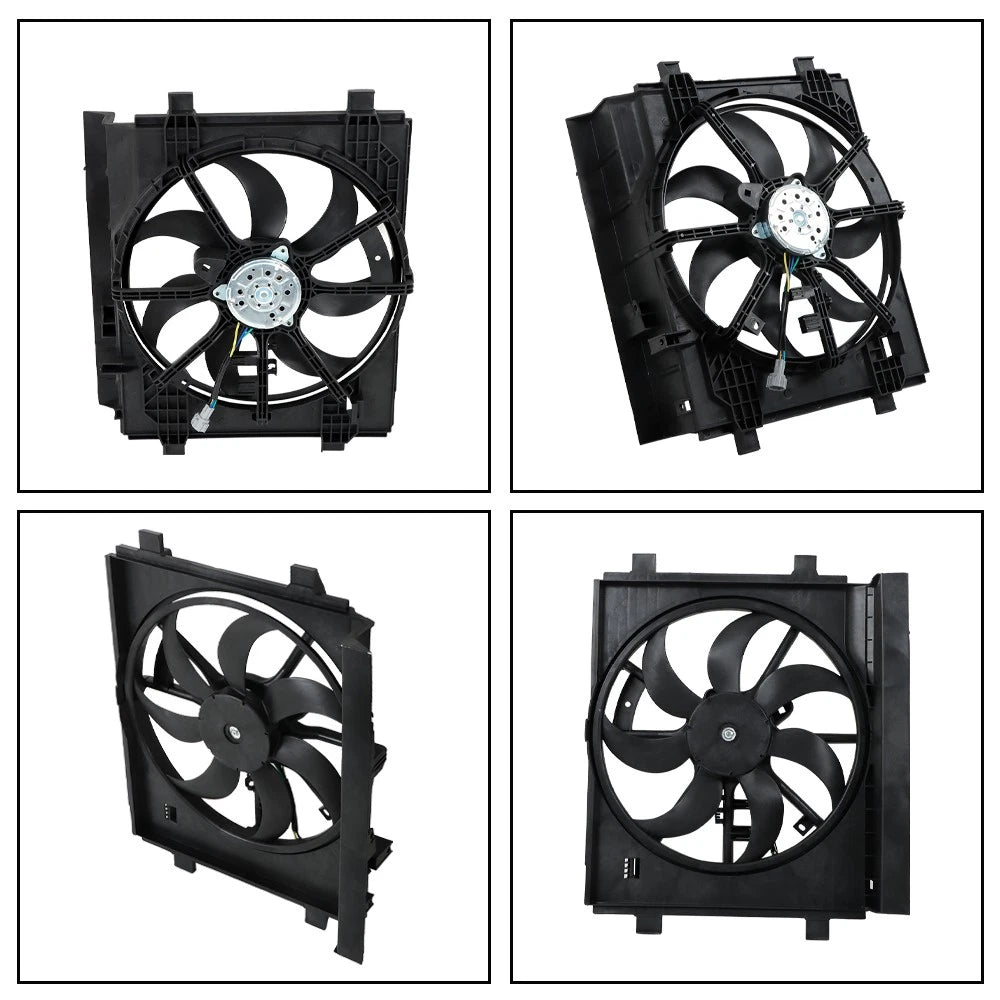 Radiator Condenser Cooling Fan Assembly for Nissan Sentra (2013–2018)
